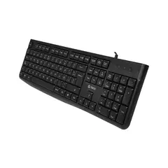 TEROS - Teclado Multimedia Alambrico USB 2.0 Negro (TE-4067S)