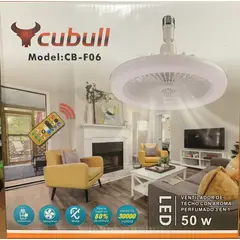 CUBULL - Ventilador de Techo con Aroma Perfumado 3 en 1 50 w
