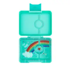 YUMBOX - Lonchera Snack 3C - Miami Aqua Rainbow