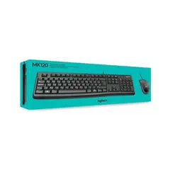 LOGITECH - Kit Teclado Y Mouse MK120 Alambrico USB