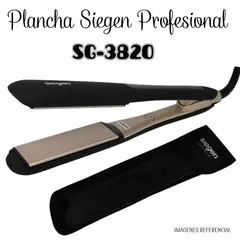 SIEGEN - Plancha Alisadora Ceramica Turmalina Digital LCD SG-3820