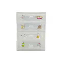 GENERICO - Organizado de 4 cajones con srickers OSITO Blanco