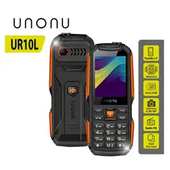 UNONU - Celular UR10L 4G Todo Terreno Basico Bateria de 5000mAh