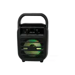 GENERICO - PARLANTE BLUETOOTH NEGRO CON LUCES RGB