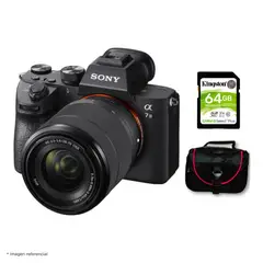 SONY - Cámara Alpha 7 III Mirrorless + Lente 28-70mm + Kit Básico.