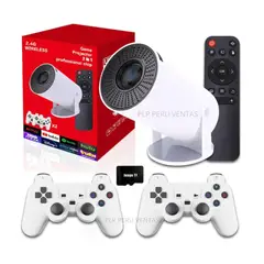 OEM - Proyector H300MAX 2 Mandos 10000 Juegos Android11 WiFi 4K