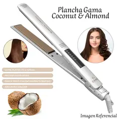 GAMA - Plancha Alisadora Coconut Almond 230°C/450°F.