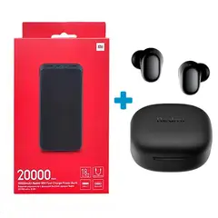 XIAOMI - Pack Audífonos Redmi Buds 6 Play + Power Bank 20000 mAh 18W