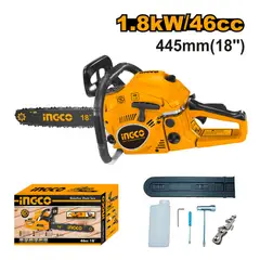 INGCO TOOLS - MOTOSIERRA A GASOLINA INGCO 18 46CC 18KW GCS5451811