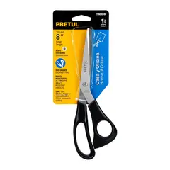 PRETUL - Tijera 8pulg de Acero Inoxidable para Casa y Oficina