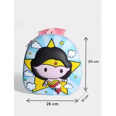 ROMAX - Mochila Infantil Mujer Maravilla con Relieve 3D Looney Tunes
