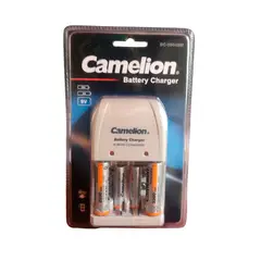 CAMELION - Cargador de Pilas y Bateria 9V mas Pilas 2 AA 2 AAA