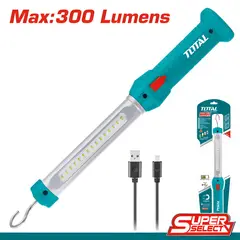 TOTAL TOOLS - Lampara Linterna de Mano a Batería 36v Total-TWLI35261