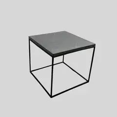 GENERICO - Mesa de Centro cuadrada ONIX COLOR NEGRO