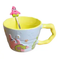 BOB ESPONJA - Taza de Cerámica Patricio de - 500 ml