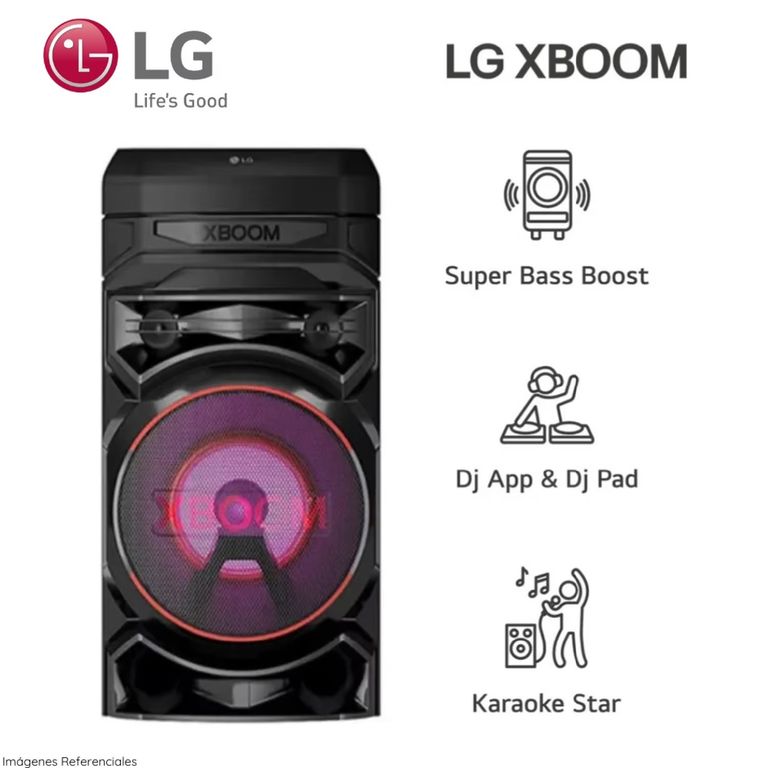 TORRE DE SONIDO LG RNC5 XBOOM BLUETOOTH KARAOKE