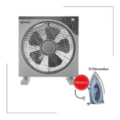 IMACO - Ventilador Recirculante IVA13 Gris con Timer 13 + Plancha.