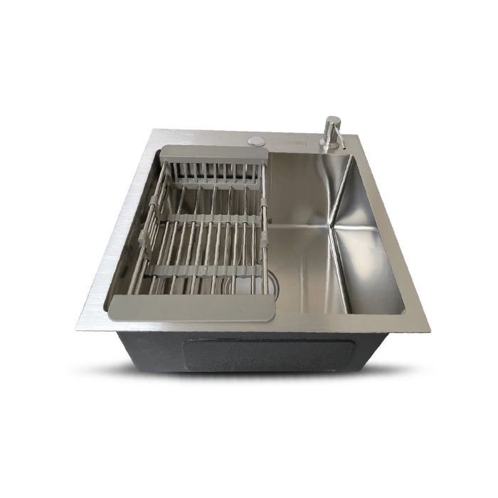 LAVADERO DE COCINA ACERO INOXIDABLE SATINADO PRM-4545S