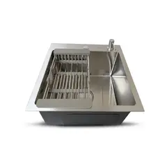 FRATELLI - LAVADERO DE COCINA ACERO INOXIDABLE SATINADO PRM-4545S