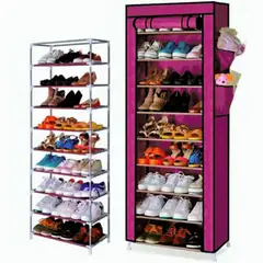 OEM - Organizador Zapatera Armable de 9 niveles con Funda - Varios Colores