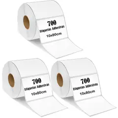OEM - Etiqueta Termica Adhesiva 10x8cm Pack 3 Rollos