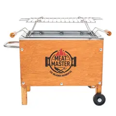 MEAT MASTER - Caja China Master Chica + Parrilla De Varillas Inox -