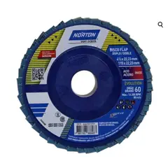 NORTON - DISCO FLAP 4 1/2" GR 60 x 10 UNDS