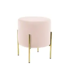 GENERICO - Puff Leía Circular - Rosado