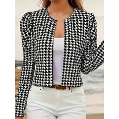 GENERICO - Chaqueta Corta Abierta Con Estampado Para Mujer