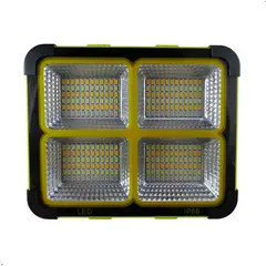 CAFINI - Reflector Solar Con Batería 4800mah 48w Paneles Solares Duales