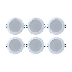 PHILIPS - PACK X6 SPOT LED 6W PARA CAJA OCTAGONAL LUZ CALIDA