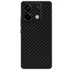 GENERICO - Skin Adhesivo Xiaomi redmi note 13 pro 5g Fibra de Carbono Negro