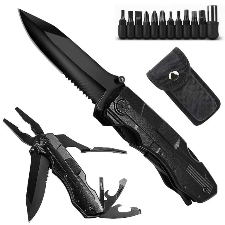 Cuchillo Multifuncional 13 en 1 con Mango Antideslizante