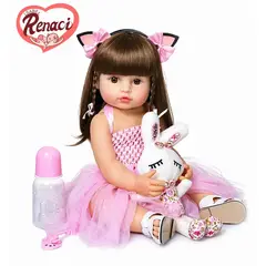 LSABEL RENACI - Muñeca Reborn Bebé Realista De Silicona Lavable