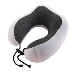 GENERICO - Almohada cojín cuello de viaje - Gris Claro