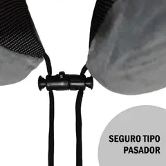 GENERICO - Almohada cojín cuello de viaje - Gris Oscuro
