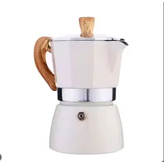 GENERICO - Cafetera italiana 3 tz Blanco