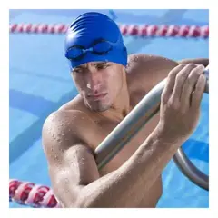 RYBIU IMPORT - Pack3 Lentes y Gorro Funcional para Natacion en Color Azul