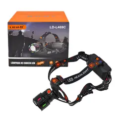 LIDIMI - Linterna Led Frontal De Cabeza Recargable LD-L469C