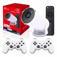 OEM - Proyector Hy300 Gamer Con Juegos 2 Mandos Android Wifi 6 Bluetooth