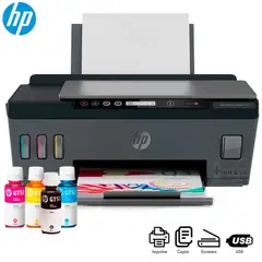 HP - Impresora HP Smart Tank 500 Multifuncional conexion cable USB
