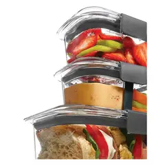 RUBBERMAID - SET DE 3 HERMÉTICOS DE PLASTICO BRILLIANCE TRITAN 2024857