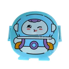 GENERICO - Taper 3 compartimentos con tapa y cubiertos - Celeste