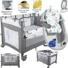 CAM - Corral cuna Infanti always together PLOMO Bañera plegable P