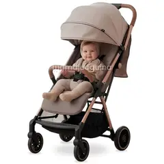 Baby - Coche Maleta para Bebé «SAFFE» Plegado Compacto Beige