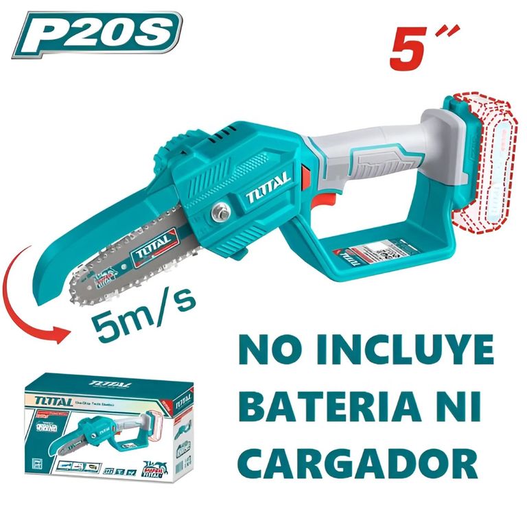 Minimotosierra Podadora Inalámbrica 5 Pulgadas Solo Cabezal-TGSLI2058