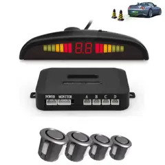 SEISA - Sensor De Retroceso Reversa Auto Parqueo 4 Puntos Gris