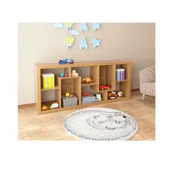 AMUEBLE - Librero organizador juguetero MONTESSORI de melamina BAKU DNA