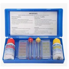 GENERICO - Kit Prueba de Calidad del Agua - Medidor Preciso de PH y Cloro