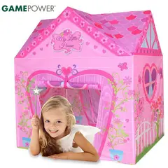 GAME POWER - Carpa Castillo Princesa Armable Rosado